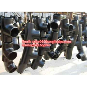 Cangzhou BW seamless and welded pipe tee